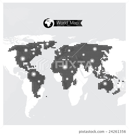 World map, vector illustration. World map, vector illustration. 24261356