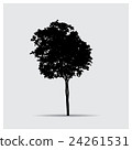 Vector tree silhouettes 24261531