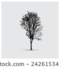 Vector tree silhouettes 24261534
