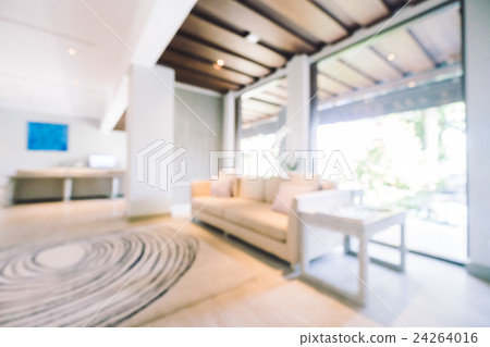 Abstract blur living room 24264016