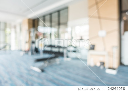 Abstract blur fitness and gym room 24264058