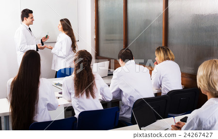 Scientists at training courses 24267427