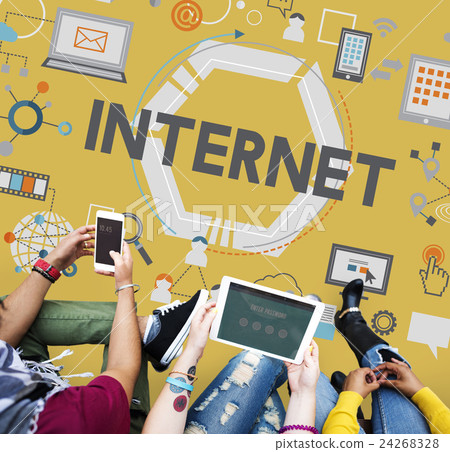 Internet Global Communication Connection Data Concept 24268328