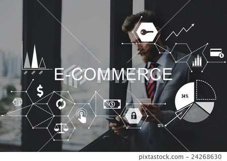 E-commerce Global Business Digital Marketing Concept E-commerce Global Business Digital Marketing Concept 24268630