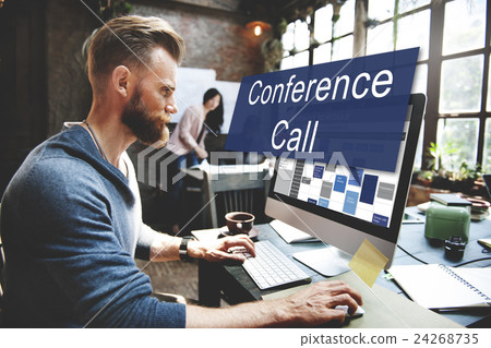 Conference Call Boardroom Brainstorming Team Concept 24268735
