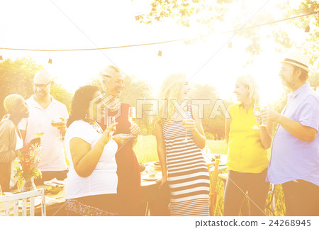 Enjoyment Food Beverage Wine Occasion Party Concept 24268945