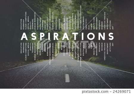 Aspiration Imagination Inspiration Dream Goal Concept Aspiration Imagination Inspiration Dream Goal Concept 24269071