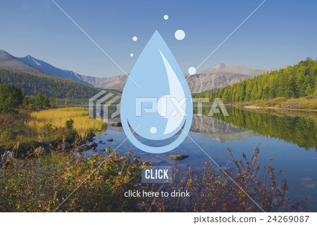 Drop Water Freshness Drink Environmental Concpet Drop Water Freshness Drink Environmental Concpet 24269087