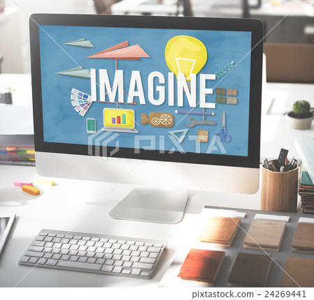 Imagine Creative Dream Expect Ideas Vision Concept Imagine Creative Dream Expect Ideas Vision Concept 24269441