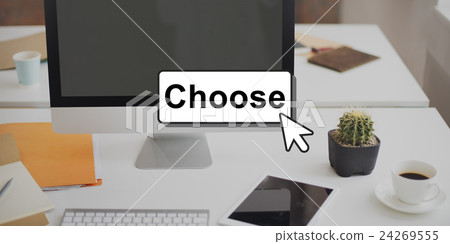 Click Choose Add Button Interface Concept Click Choose Add Button Interface Concept 24269555