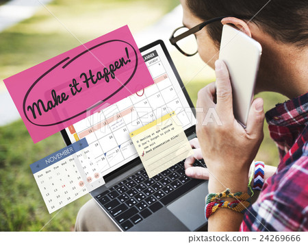 Make it Happen Change Effect Impact Proactive Concept 24269666