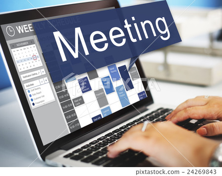 Meeting Appointment Schedule Organizer Conference Concept 24269843