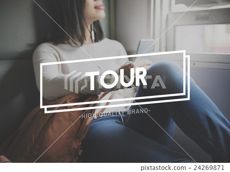 Tour Tourism Relax Sightseeing Tourist Enjoy Concept 24269871