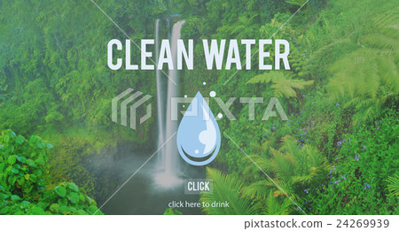 Clean Water Alternative Energy H2o Concept 24269939