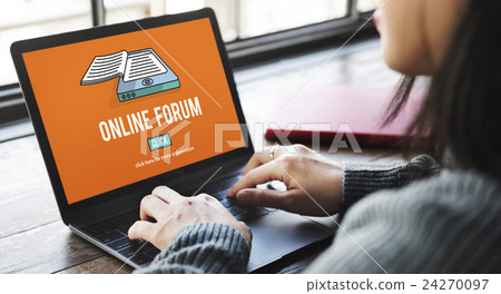 Online Forum Discussion Assembly Information Concept 24270097