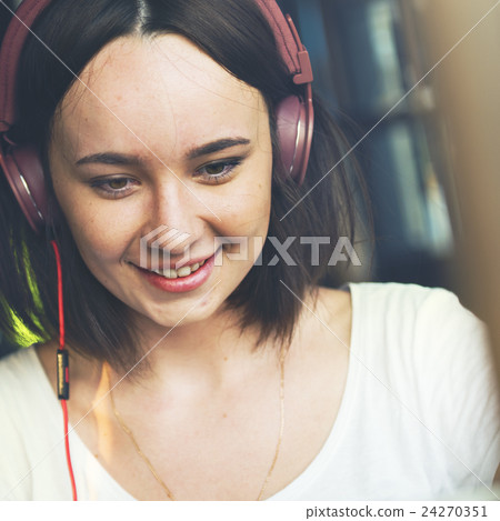 Woman Women Connection Digital Device Internet Concept 24270351