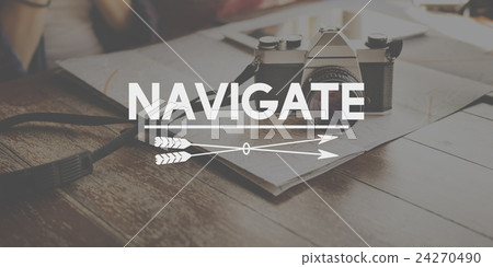 Navigate Course Location Pilot Planning Tansport Concept Navigate Course Location Pilot Planning Tansport Concept 24270490