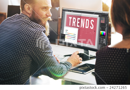 Trends Trendy Design Modern Style Concept 24271265