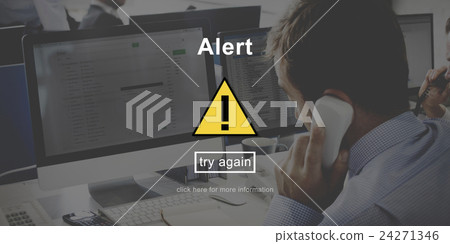 Alert Warning Sign Icon Concept 24271346