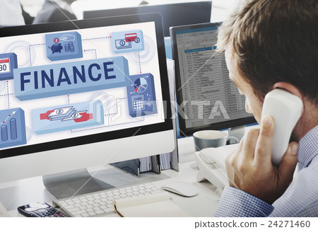 Finance Money Management Graphics Concept Finance Money Management Graphics Concept 24271460