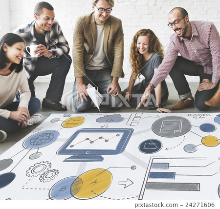 Business Plan Strategy Planning Information Statistics Concept 24271606