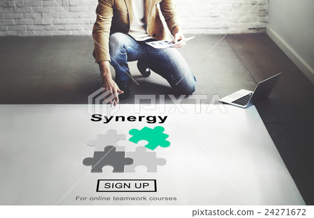 Synergy Teamwork Better Together Collaboration Concept 24271672