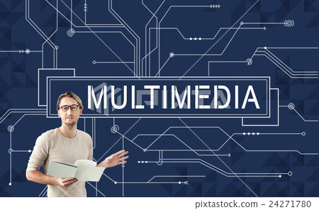 Multimedia Entertainment Connecting Content Concept Multimedia Entertainment Connecting Content Concept 24271780