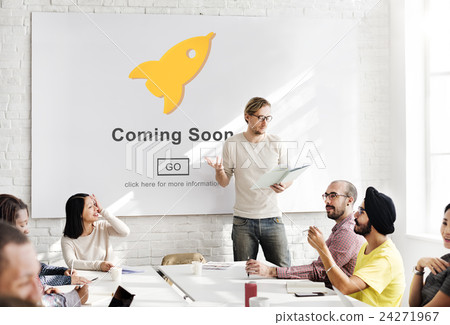 Coming Soon Opening Promotion Announcement Concept 24271967