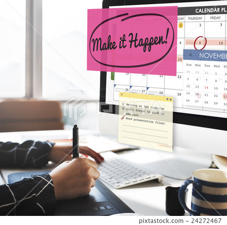 Make it Happen Change Effect Impact Proactive Concept 24272467