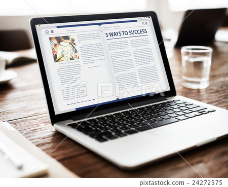 Website Homepage Online Internet Article Concept 24272575