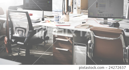 Contemporary Room Workplace Office Supplies Concept 24272637