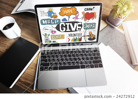 Give Aid Charity Support Welfare Concept 24272912