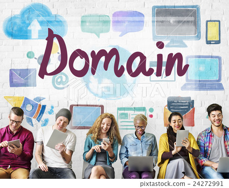 Domain Name Internet Online Network Connection Concept 24272991