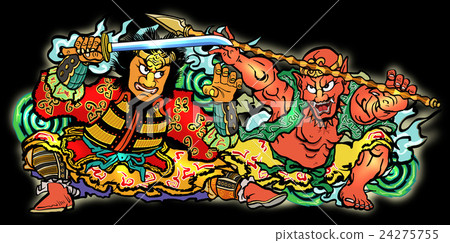 Nebuta節日 - 黑色背景 24275755