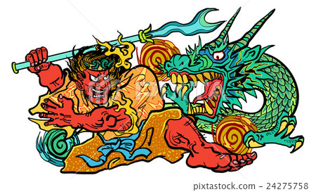 Nebuta節日 - 白色背景 24275758