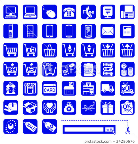 Application icon - 3 - blue ■ Order · shipping · payment · inquiry ■ Application icon - 3 - blue ■ Order · shipping · payment · inquiry ■ 24280676