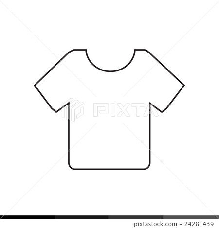 Blank Tshirt Icon Illustration design Blank Tshirt Icon Illustration design 24281439
