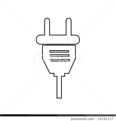 Electric plug icon Illustration design Electric plug icon Illustration design 24282127