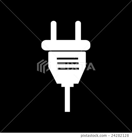 Electric plug icon Illustration design 24282128