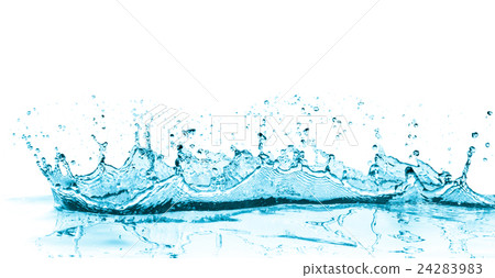 turquoise water splash 24283983