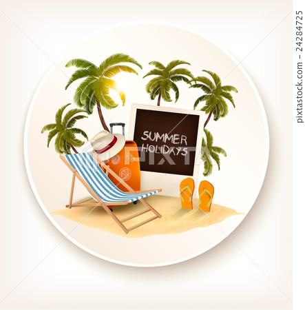 Summer holidays background. Vacation memories. Summer holidays background. Vacation memories. 24284725