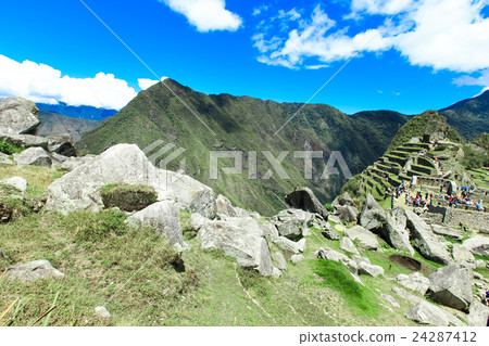 Machu Picchu, a UNESCO World Heritage Site Machu Picchu, a UNESCO World Heritage Site 24287412