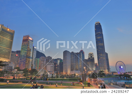 Hong Kong night view at Central 24289247