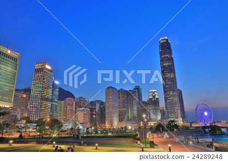 Hong Kong night view at Central 24289248