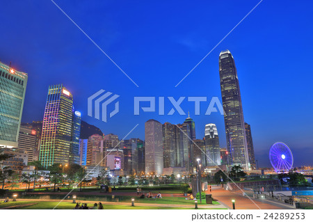 Hong Kong night view at Central 24289253
