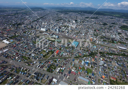 Kitami city area aerial photograph 24292268