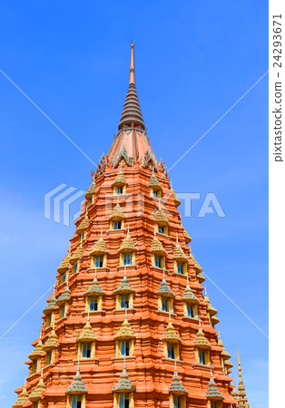 Isolated pagoda in the tiger cave's temple 24293671