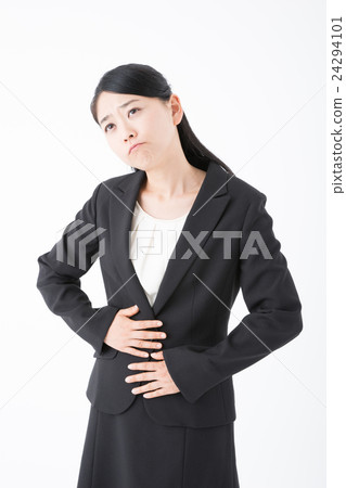 Business woman (abdominal pain) 24294101