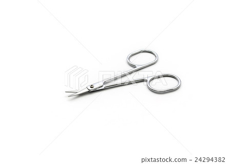 isolated single simple scissor on white background 24294382