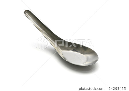 single simple normal spoon isolated on white single simple normal spoon isolated on white 24295435